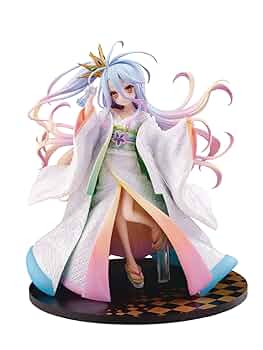 ノーゲームノーライフ　shiro 1／8スケールフィギュア Amazon.co.jp: ノーゲーム・ノーライフ 白 1/8スケール ABS&PVC